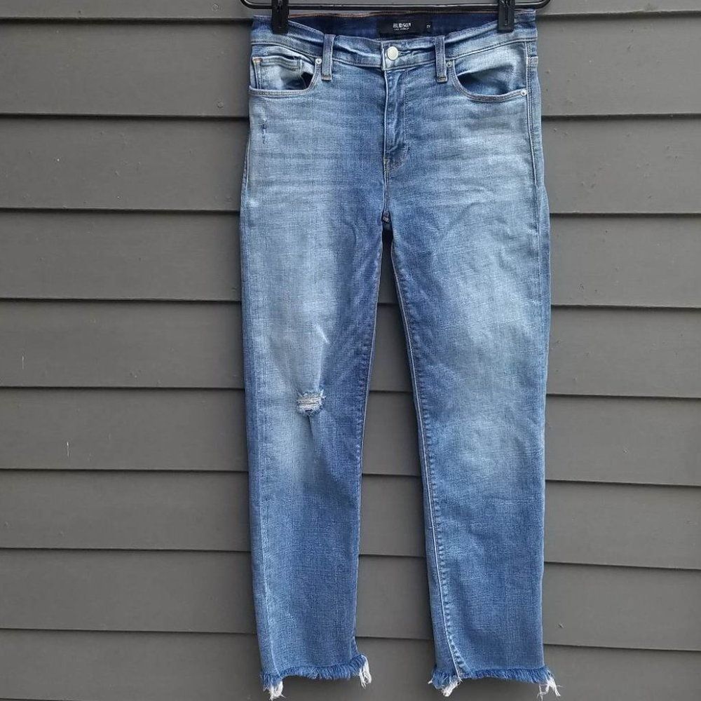 Hudson Distressed Nico Cigarette Jeans Size 27